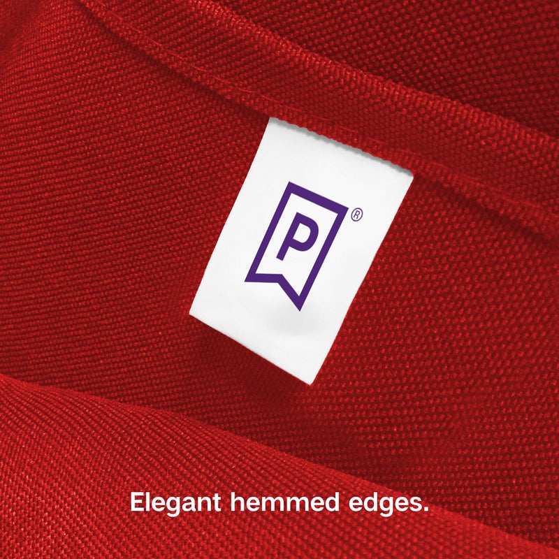 Gee Di Moda Fitted Tablecloth - 72 x 30 Inch Red Floor-Length Fitted Table Cloth for 6 Foot Rectangle Table, Heavy Duty Washable Fabric for Parties, Dinner, Weddings, Baby Shower & Trade Show - Image 4